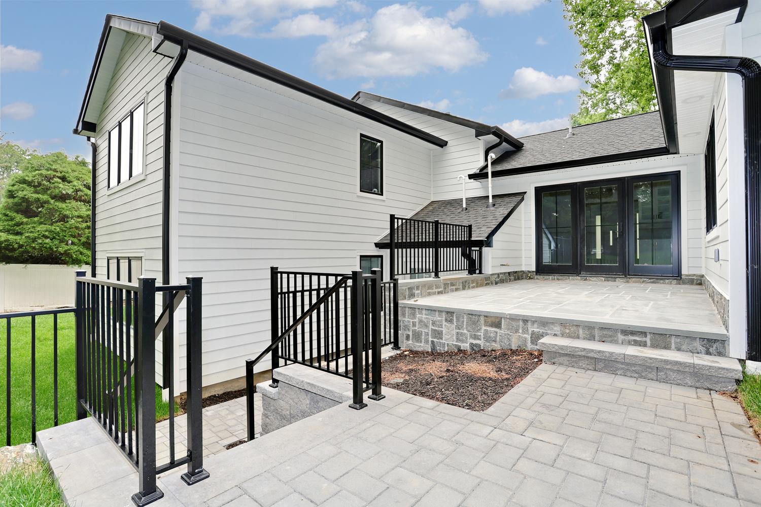 Hillsdale NJ custom home — Patio & Yard — Dadak LLC