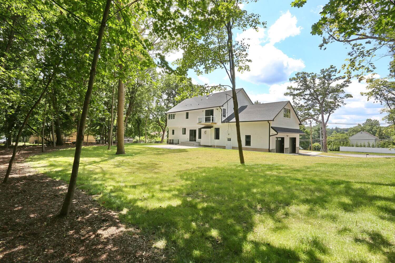 Montvale outdoor — Large Backyard Private Wooded Setting — Dadak LLC