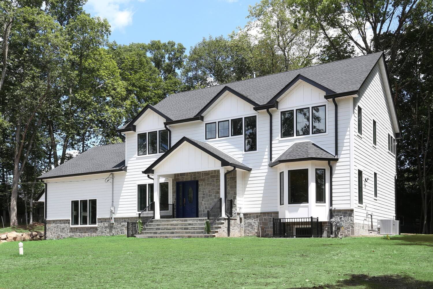 Montvale exterior — New Construction Modern Farmhouse — Dadak LLC