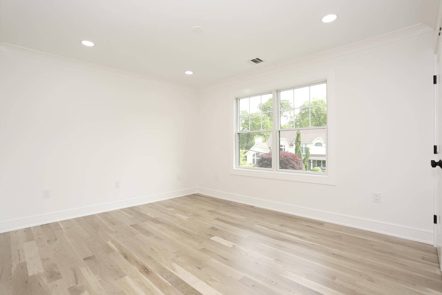 Park Ridge bedroom — Bedroom Two Window View — Dadak LLC