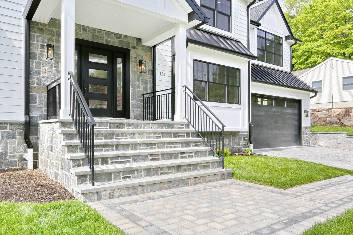 Park Ridge exterior — Entryway Closeup — Dadak LLC