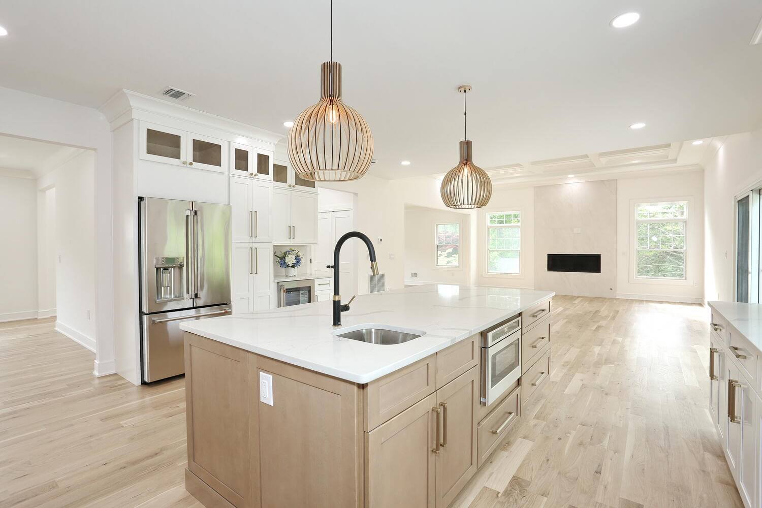 Park Ridge kitchen — Kitchen Island To Living Room — Dadak LLC