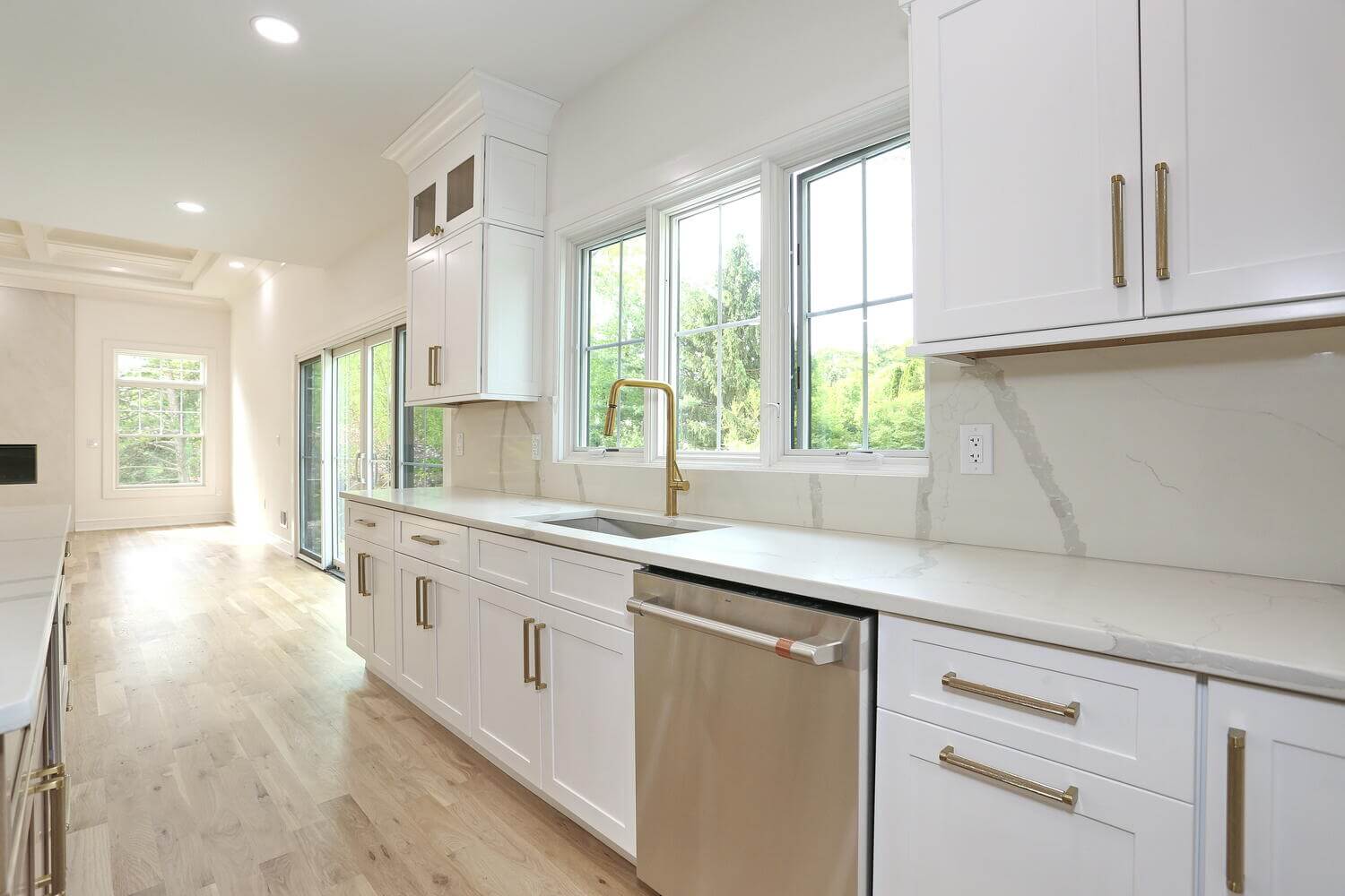 Park Ridge kitchen — Kitchen Sink Window View — Dadak LLC