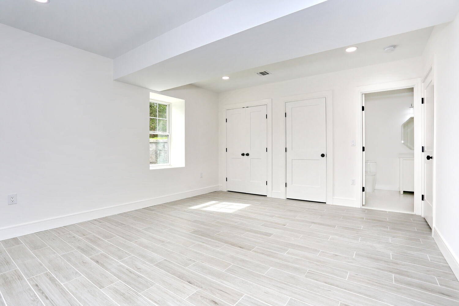 Park Ridge basement — Lower Level Bedroom Five Closet View — Dadak LLC