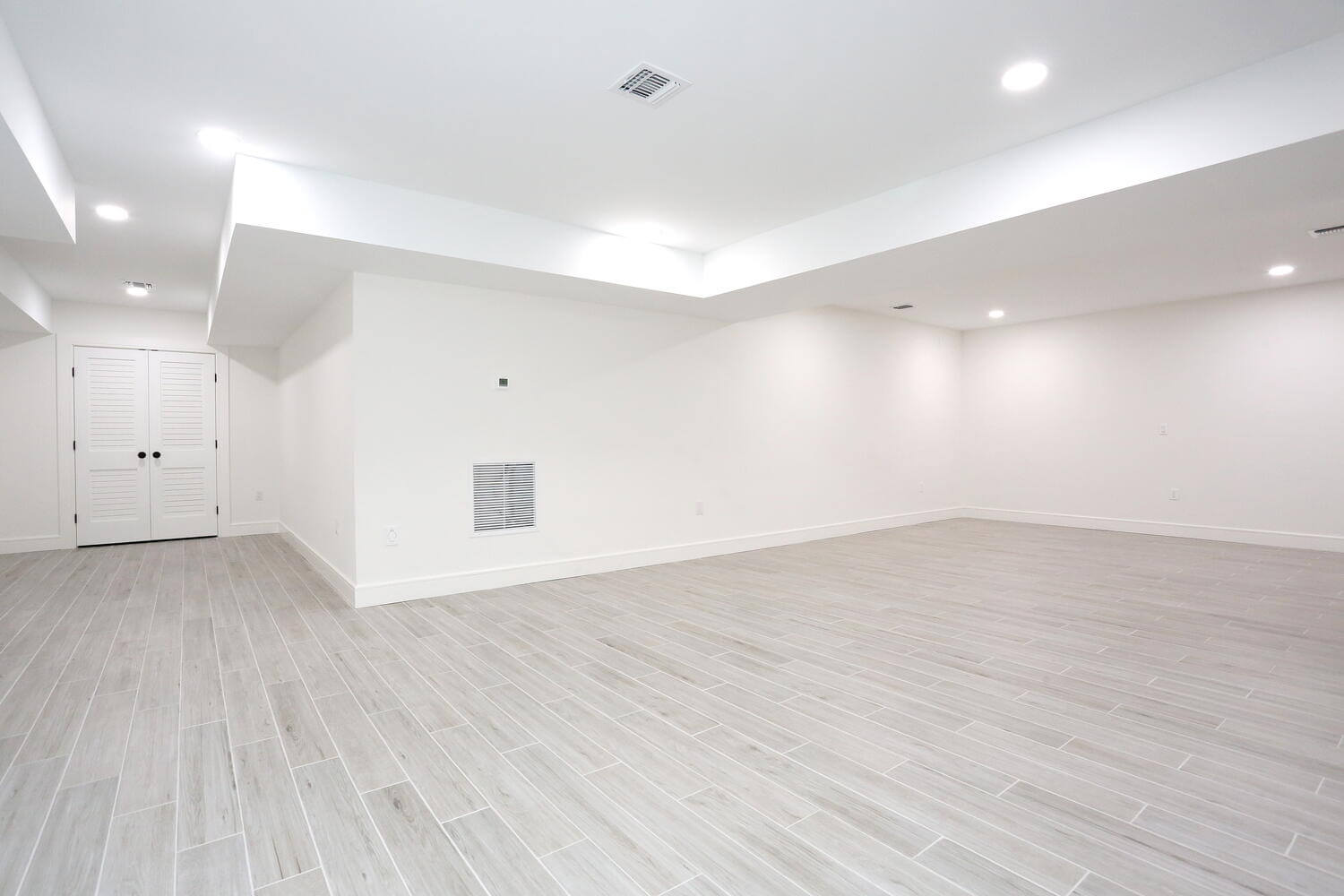 Park Ridge basement — Lower Level Main Living Area Closet View — Dadak LLC