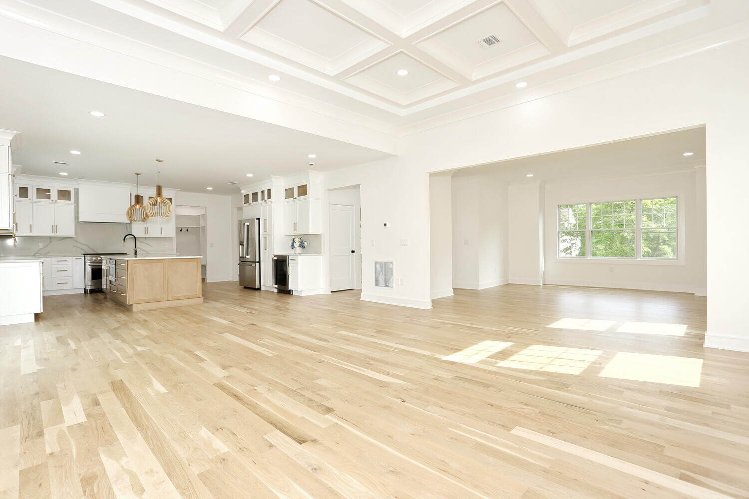 Park Ridge kitchen — Open Layout Family Room Kitchen Dining — Dadak LLC