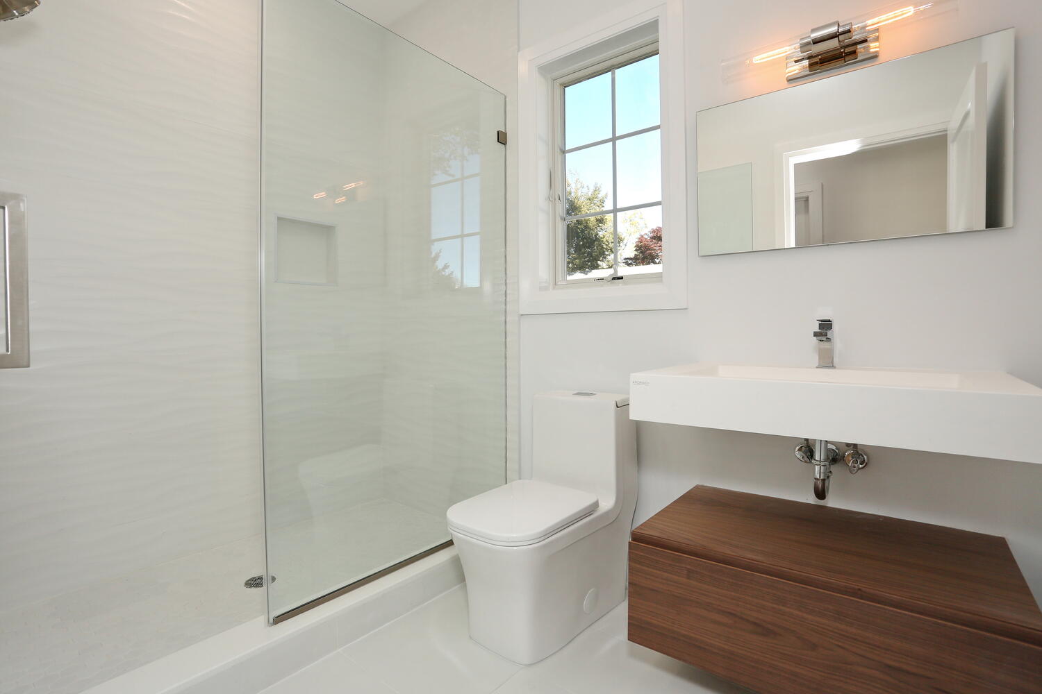 River Vale bathroom — Bathroom Marble Shower — Dadak LLC