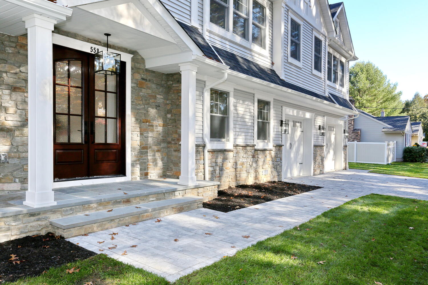 River Vale exterior — Front Entry Detail — Dadak LLC