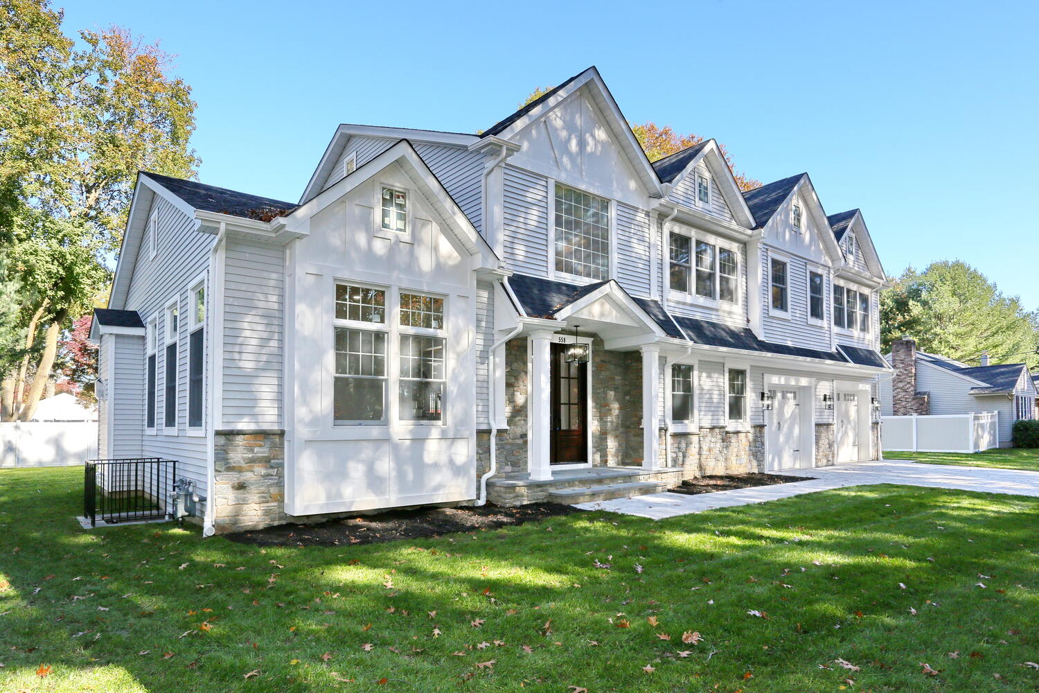 River Vale exterior — Front Exterior Driveway View — Dadak LLC