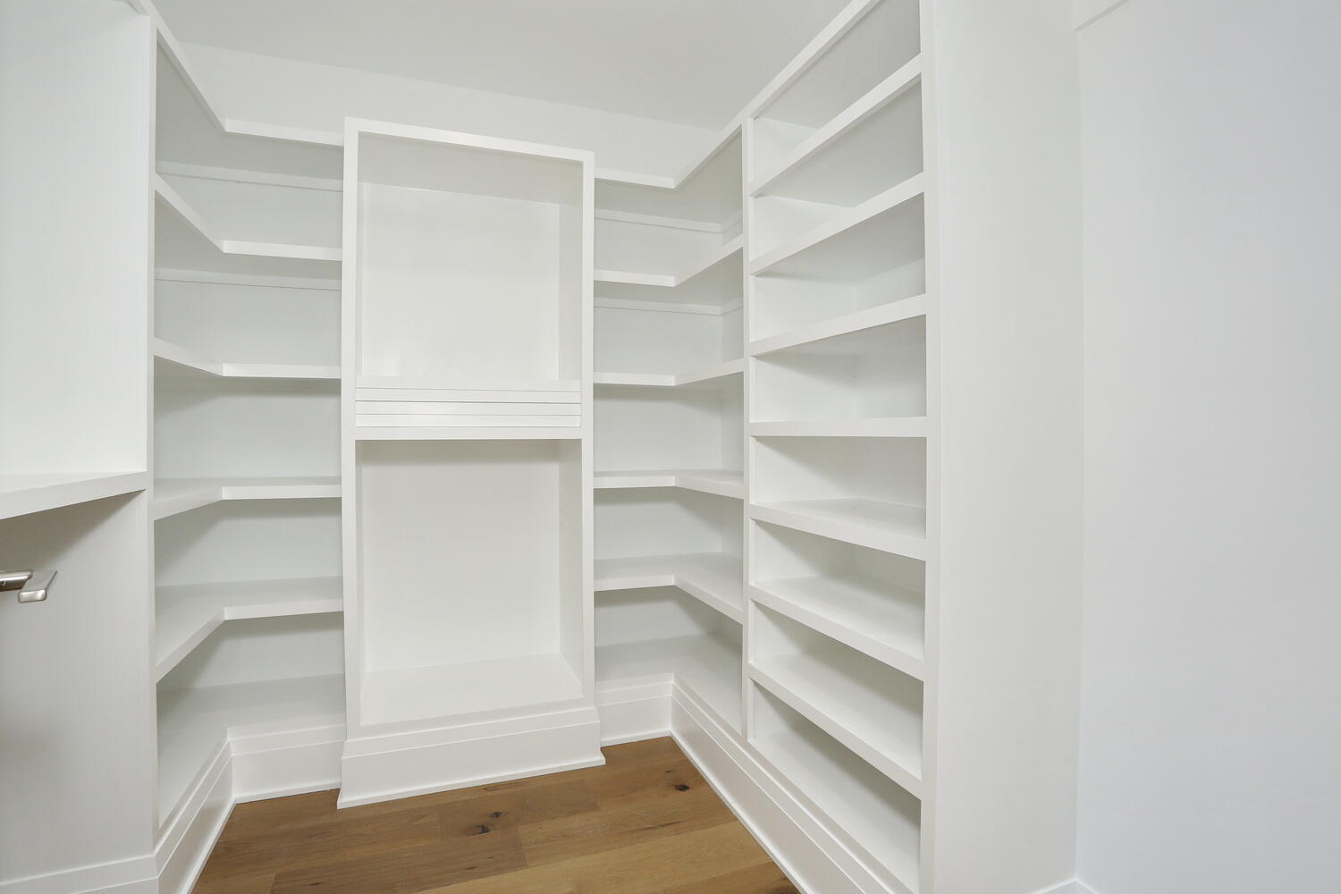 River Vale primary suite — Primary Closet Organized Storage — Dadak LLC