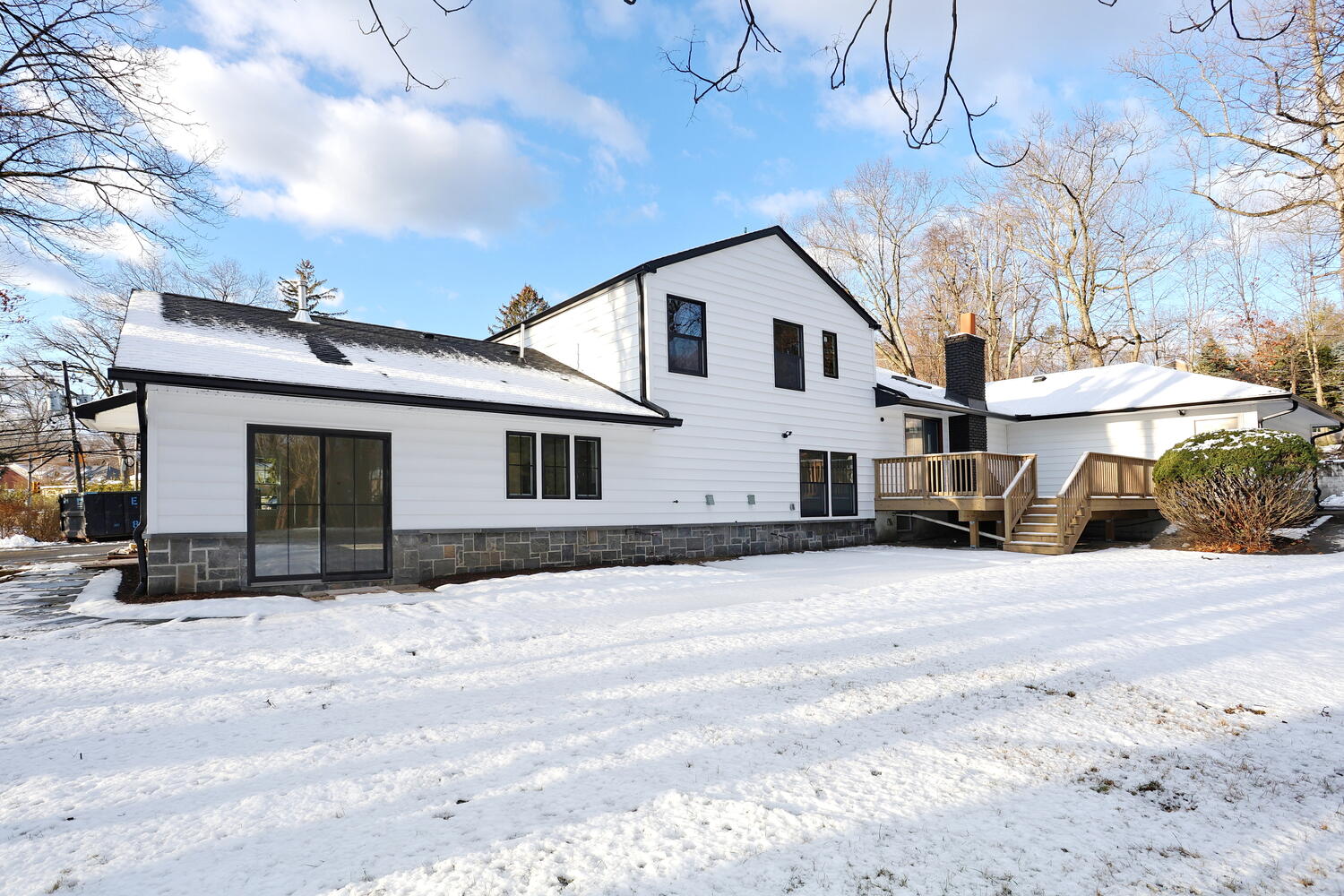 Woodcliff Lake — Rear Elevation with Deck — Dadak LLC