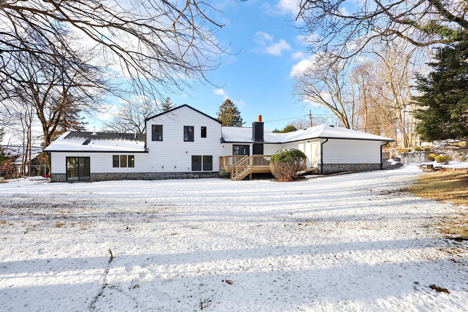 Woodcliff Lake — Rear Exterior Wide View — Dadak LLC