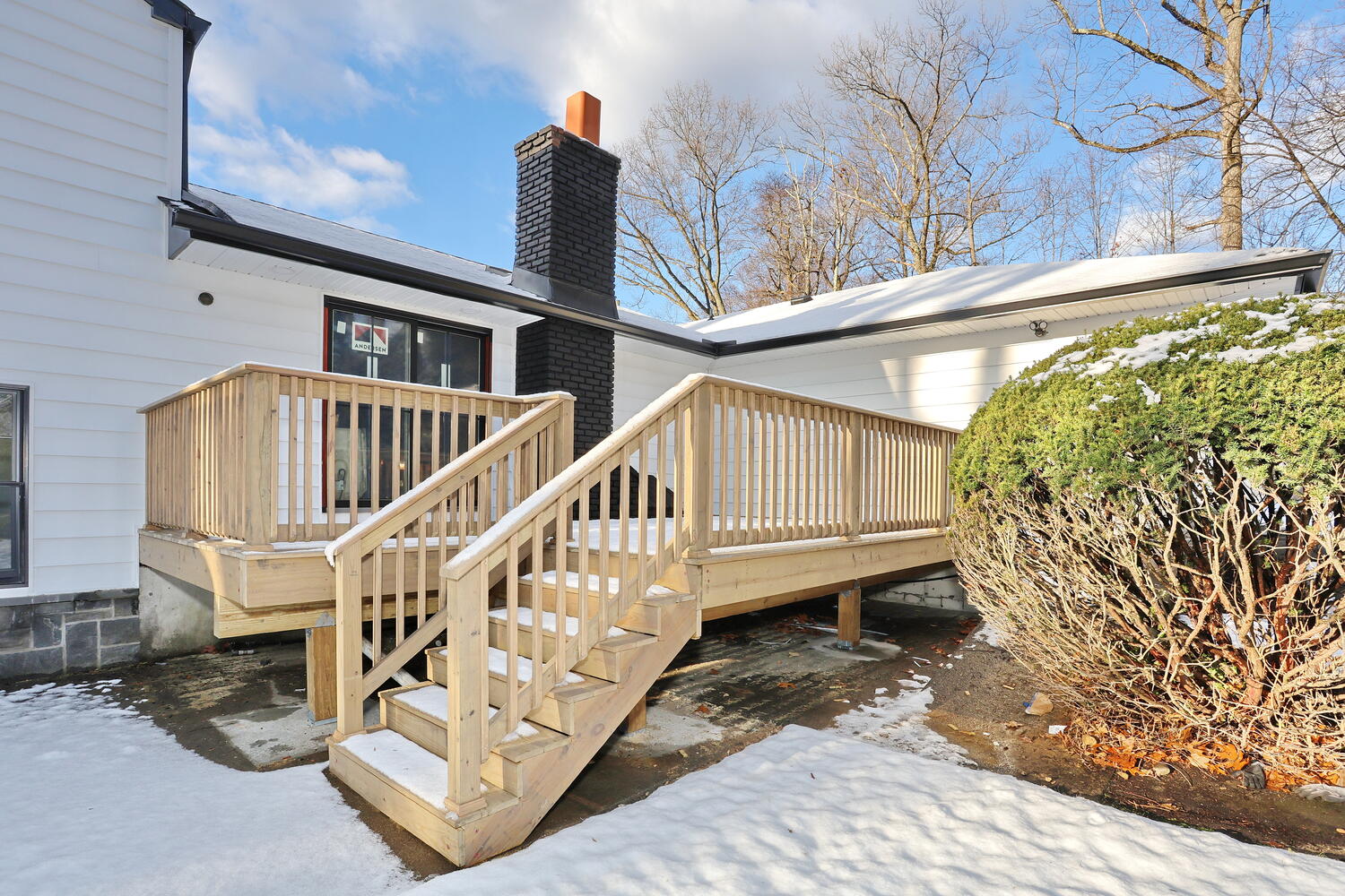 Woodcliff Lake — Deck with Chimney Detail — Dadak LLC
