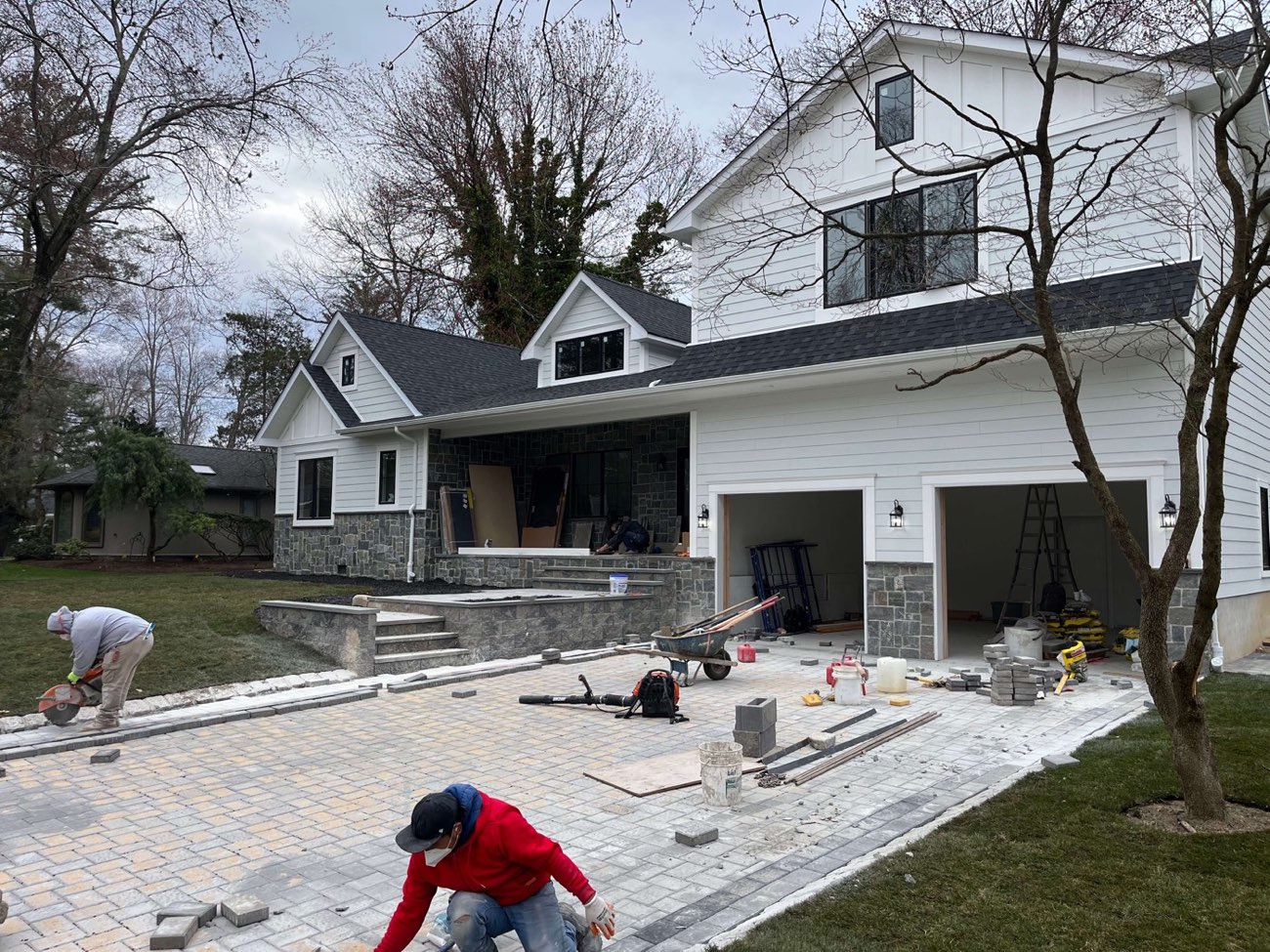 Dadak LLC construction in progress on a custom home in New Jersey